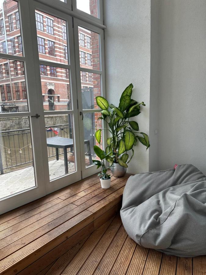 Relax-Wohnung Mit Balkon Ueber Die Weisse Elster Lipsk Zewnętrze zdjęcie