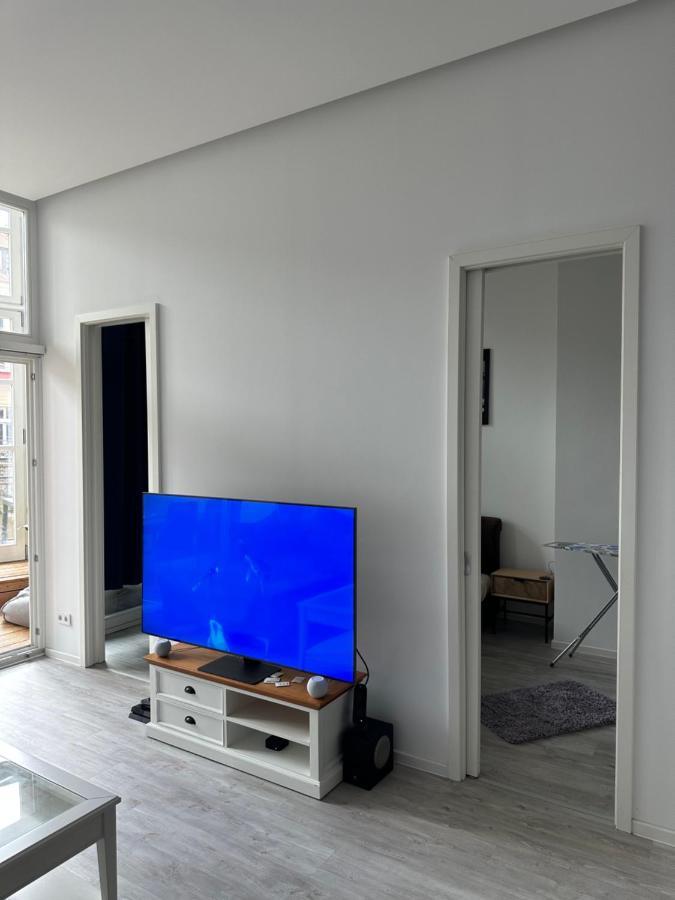 Relax-Wohnung Mit Balkon Ueber Die Weisse Elster Lipsk Zewnętrze zdjęcie